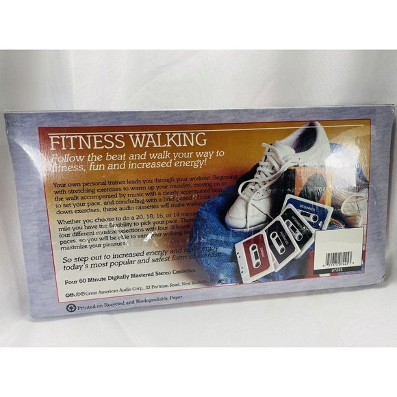 Fitness Walking Beginner Intermediate to Expert Exercise Cassette Tape Box Set - Picture 8 of 12